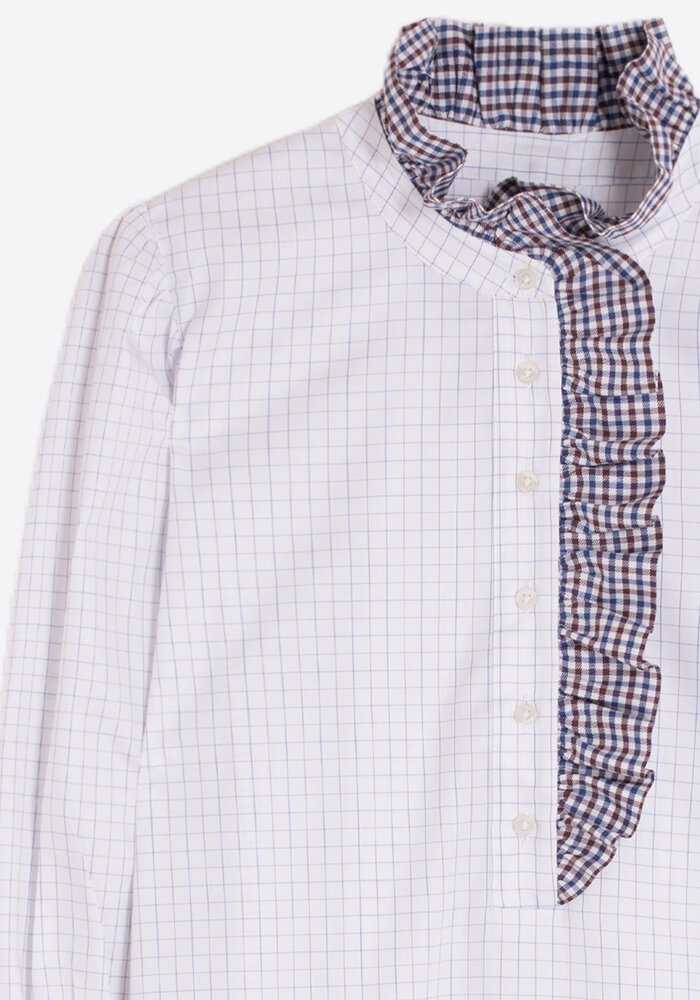 Vilagallo Mini Plaid Shirt 33985