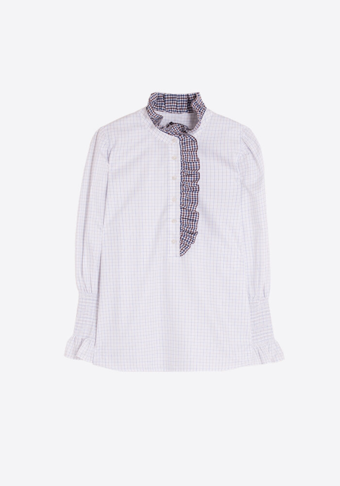 Vilagallo Mini Plaid Shirt 33985