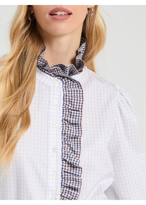 VILAGALLO Vilagallo Mini Plaid Shirt 33985