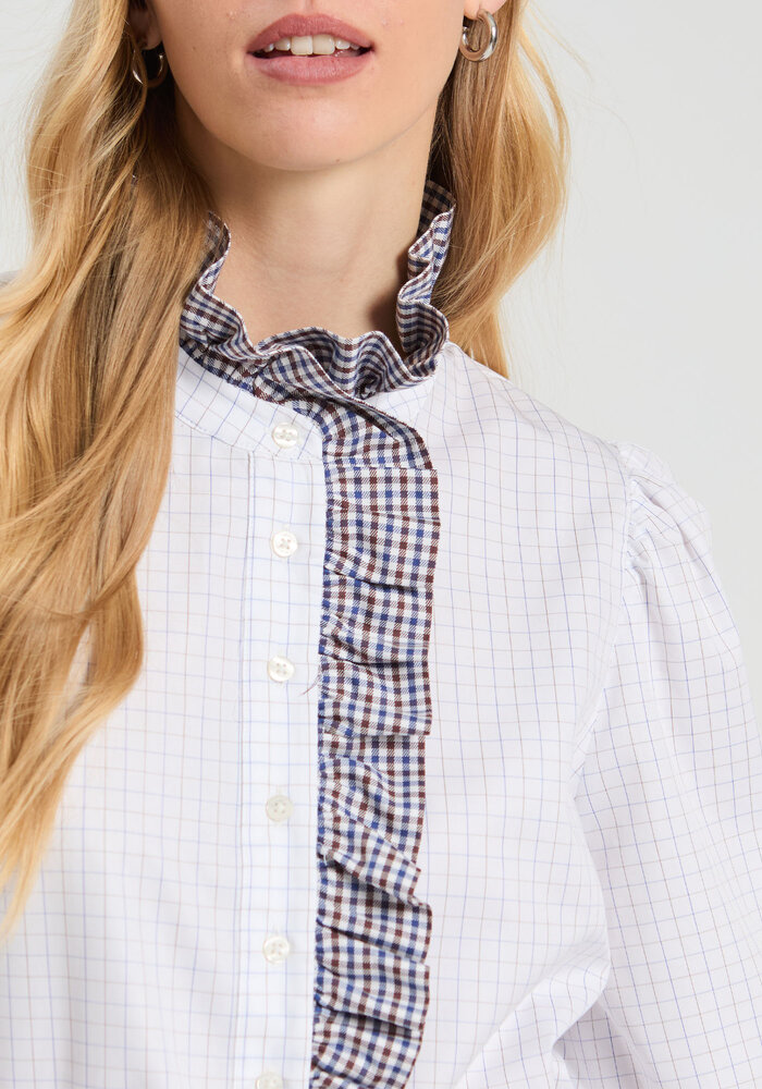 Vilagallo Mini Plaid Shirt 33985