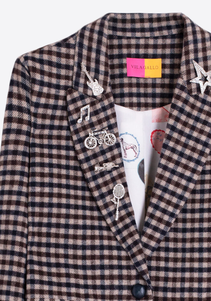Vilagallo Plaid Jacket 33929