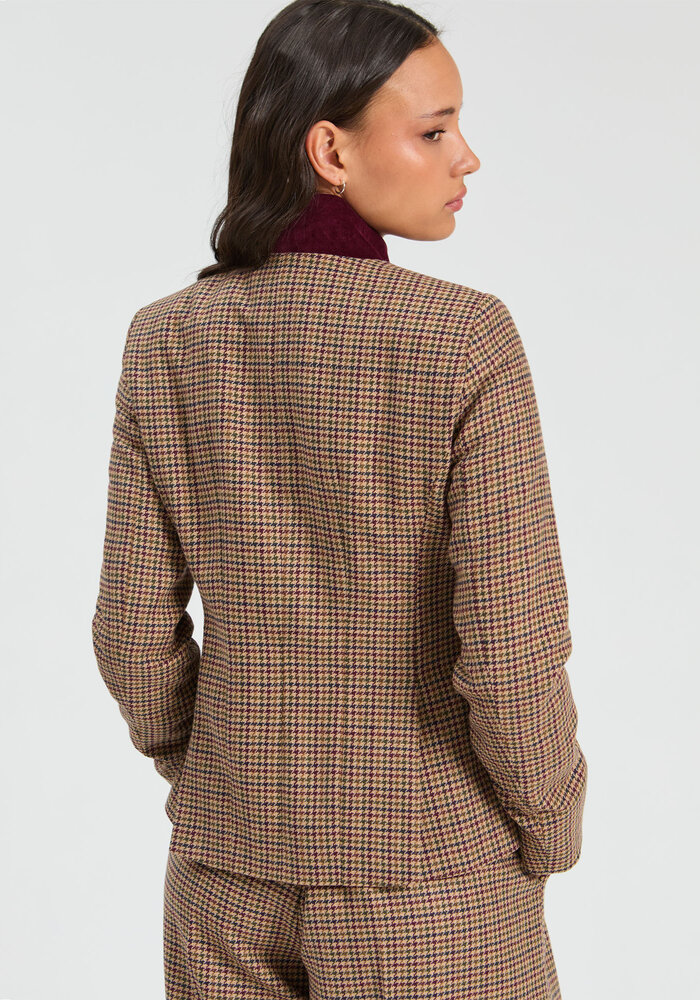 Vilagallo Equestrian Houndstooth Jacket 33903