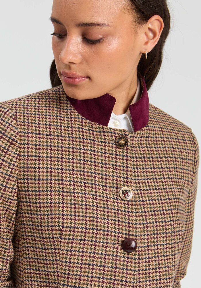 Vilagallo Equestrian Houndstooth Jacket 33903