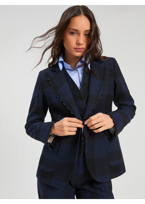 VILAGALLO Vilagallo Scallop Edge Jacket 33826