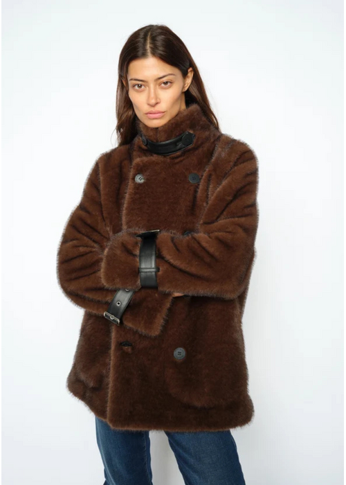 MOS MOSH Mos Mosh Nanette Faux Fur Jacket
