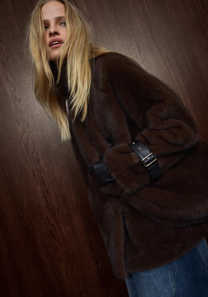 Mos Mosh Nanette Faux Fur Jacket