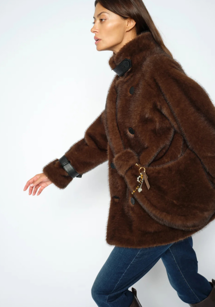 Mos Mosh Cia Faux Fur Bag