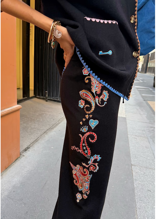 NFD Never Fully Dressed Wide Leg Trousers