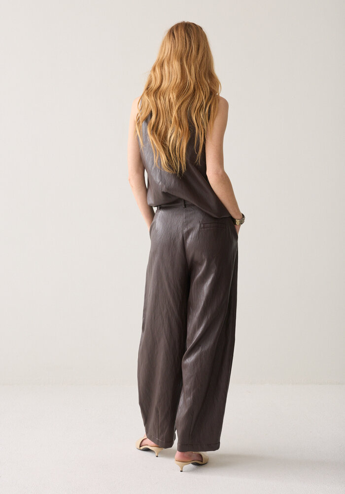 Summum Woman Faux Leather Trousers 4S3043