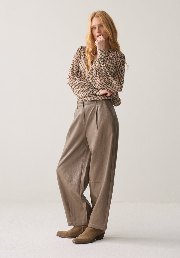 Summum Woman Faux Leather Trousers 4S3043