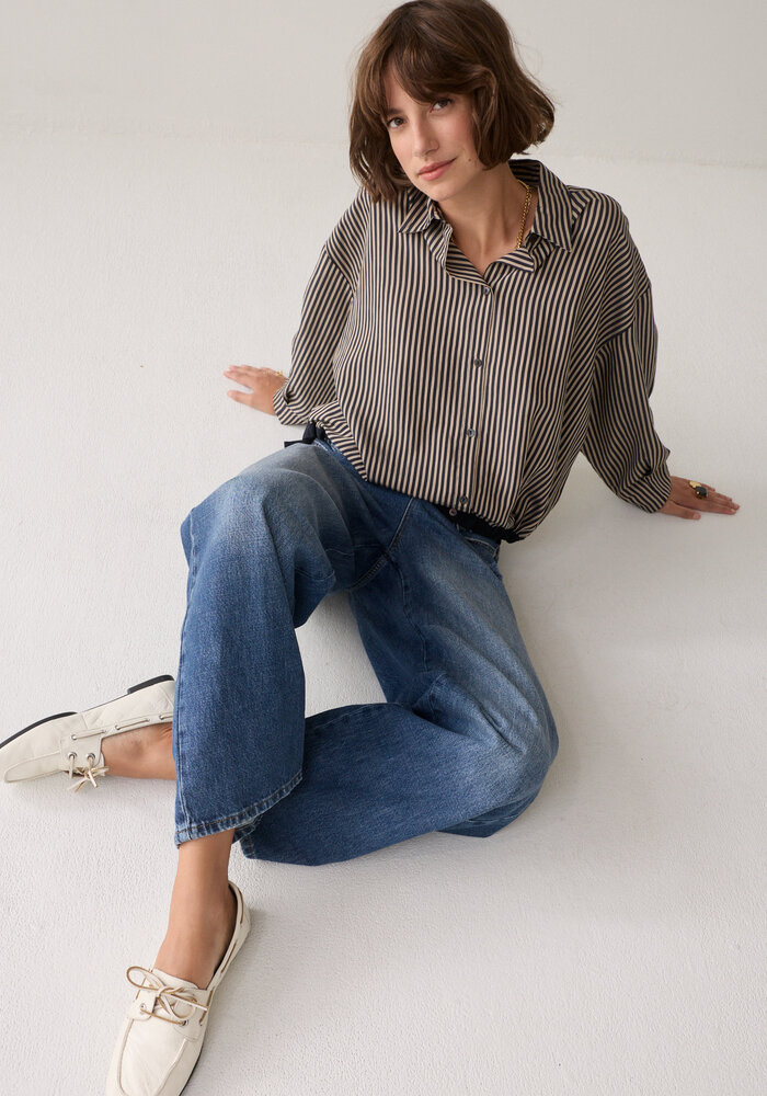 Summum Woman Pinstripe Blouse 2S3548