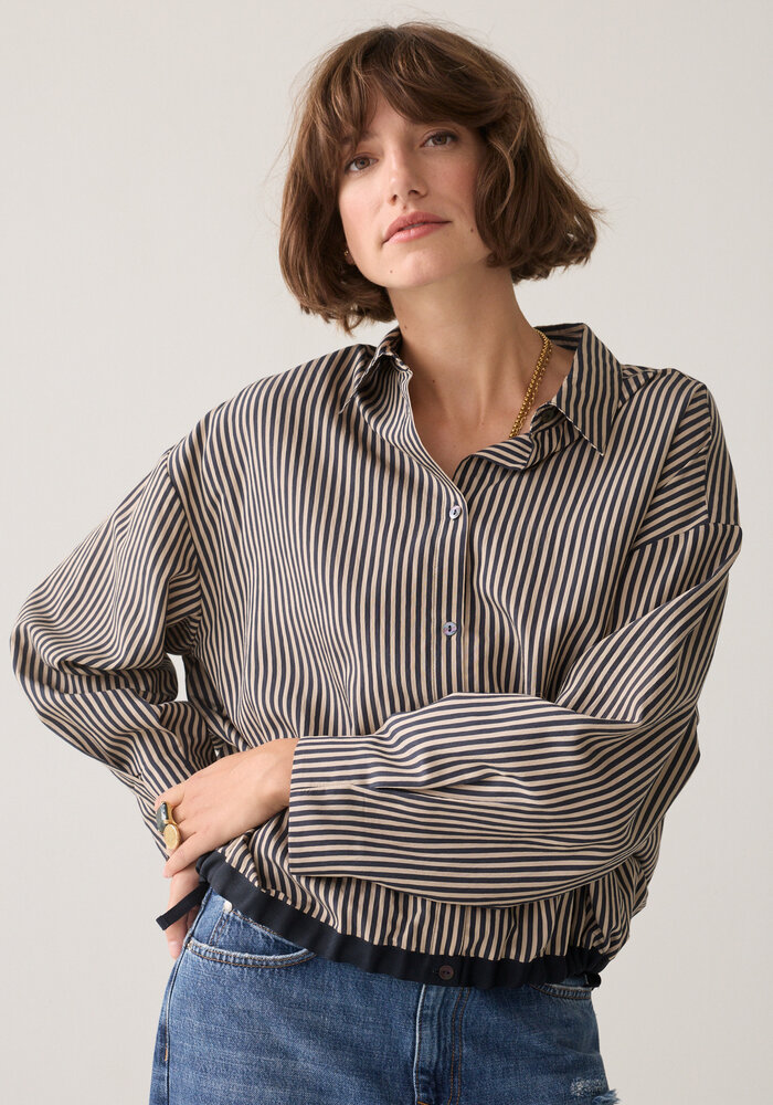 Summum Woman Pinstripe Blouse 2S3548