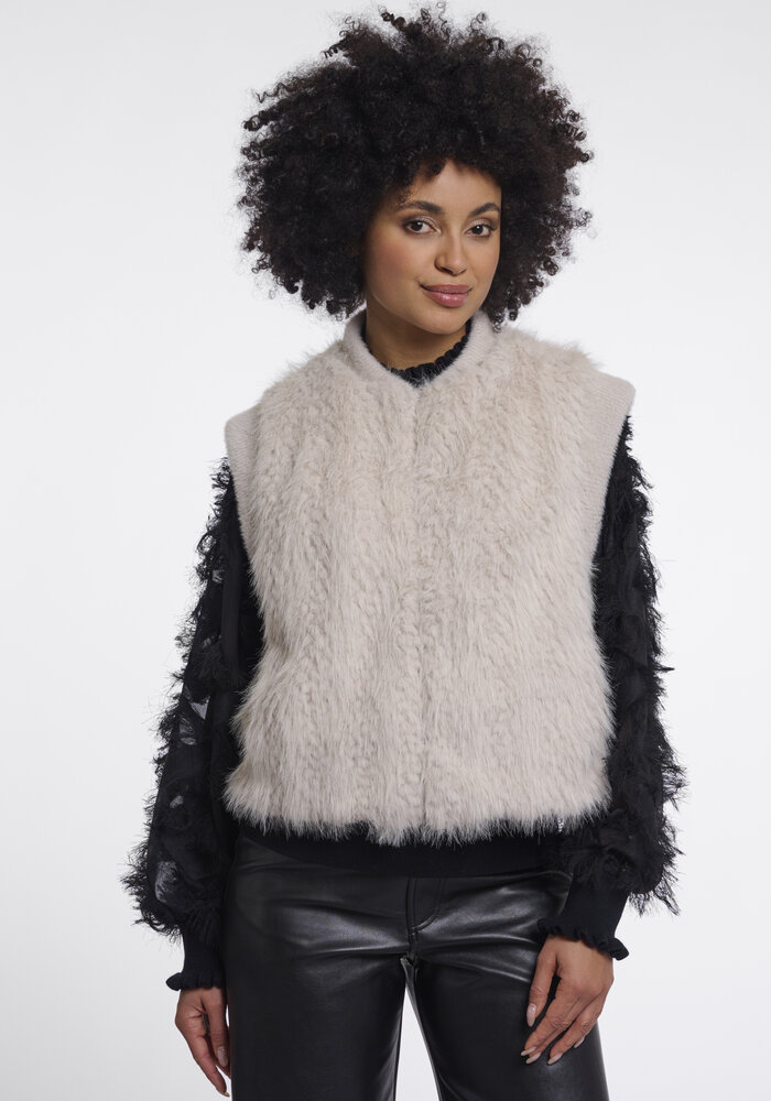 Rino & Pelle Alvita Faux Fur Waistcoat