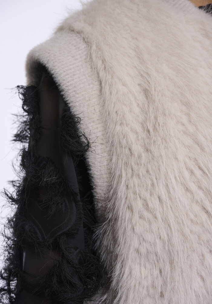 Rino & Pelle Alvita Faux Fur Waistcoat