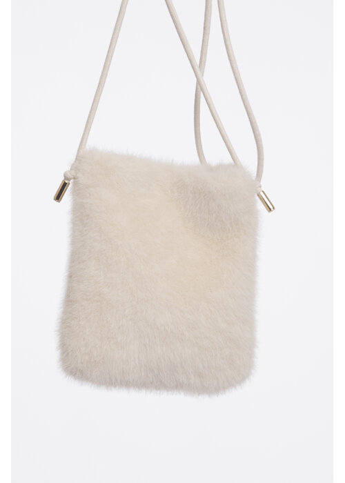 RINO & PELLE Rino & Pelle Blees Crossbody Faux Fur Bag