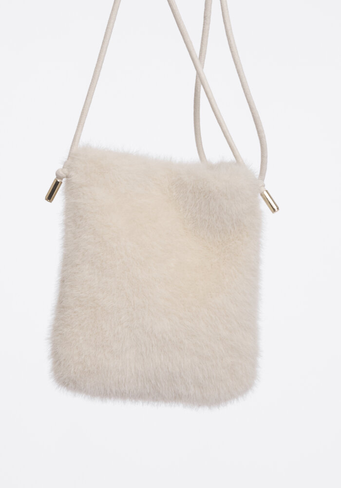 Rino & Pelle Blees Crossbody Faux Fur Bag