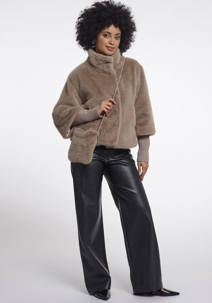 Rino & Pelle Blees Crossbody Faux Fur Bag