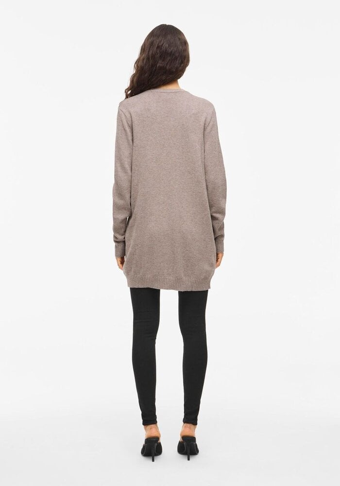 Vila Viril Open Long Sleeve Cardigan