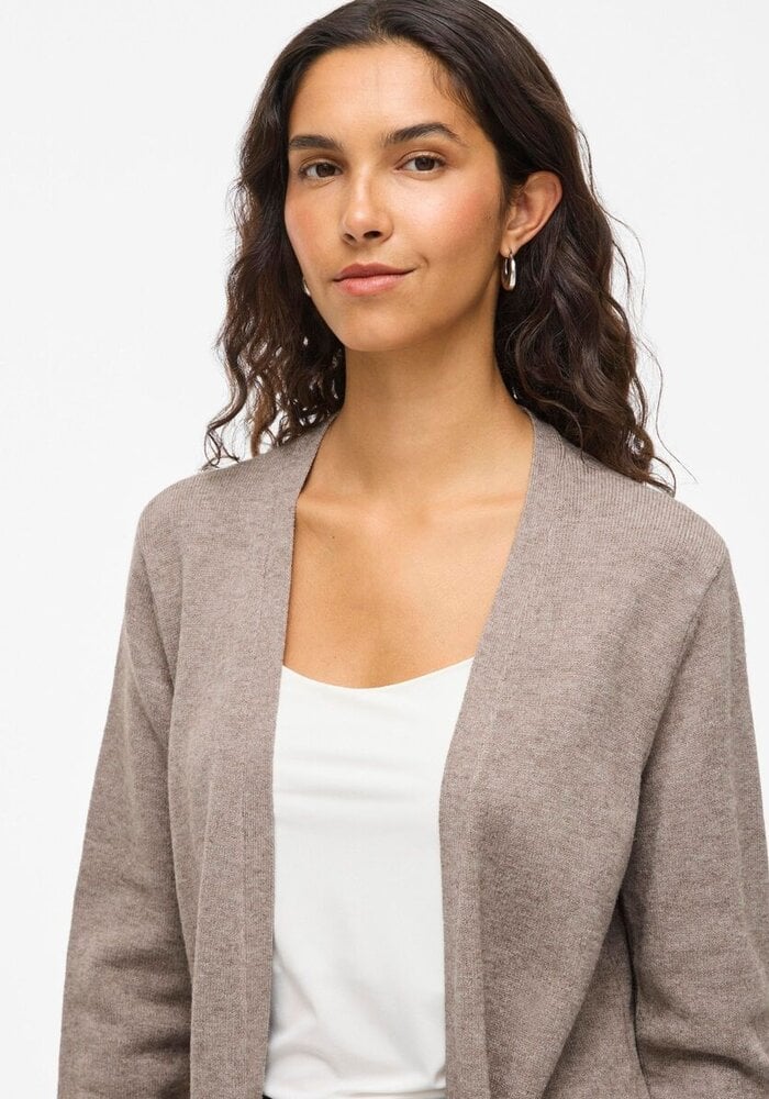 Vila Viril Open Long Sleeve Cardigan