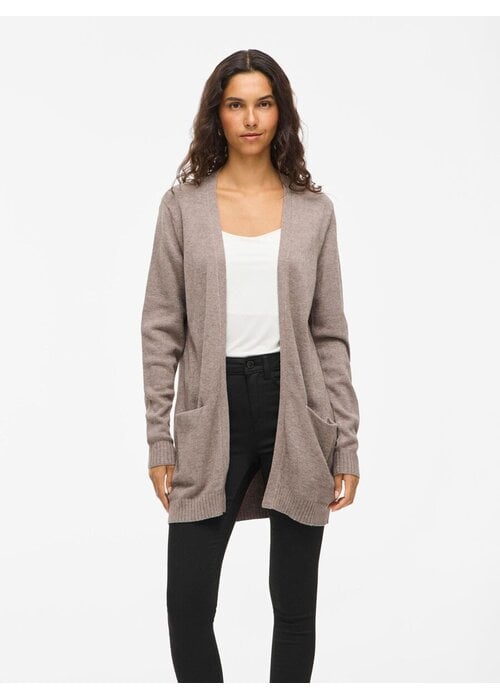 VILA Vila Viril Open Long Sleeve Cardigan
