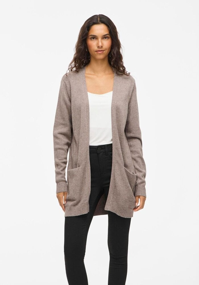 Vila Viril Open Long Sleeve Cardigan