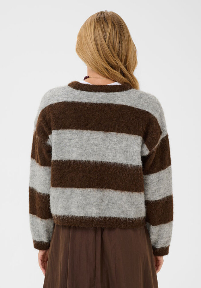 Saint Tropez Tayzie Striped Knitted Jumper