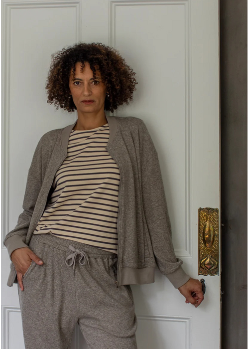CHALK Chalk Orla Zip Up Sweatshirt