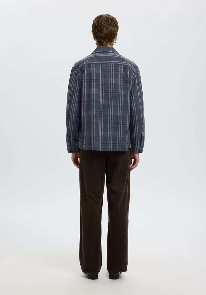 Selected Homme Relaxed Vend Checked Overshirt
