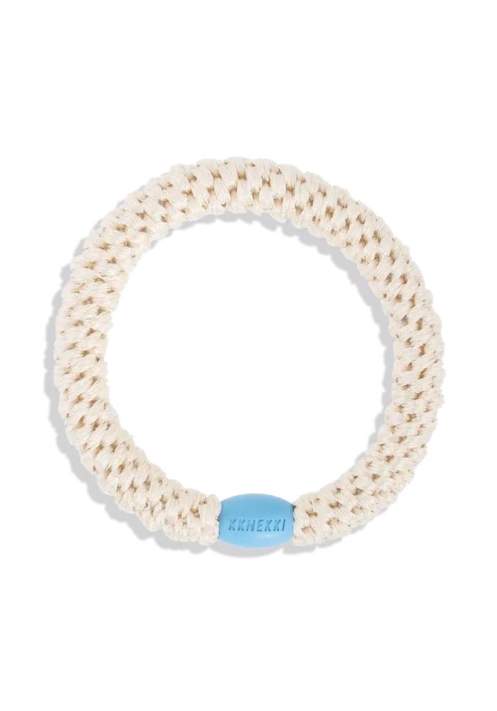 KKNEKKI Ivory Blue Bead