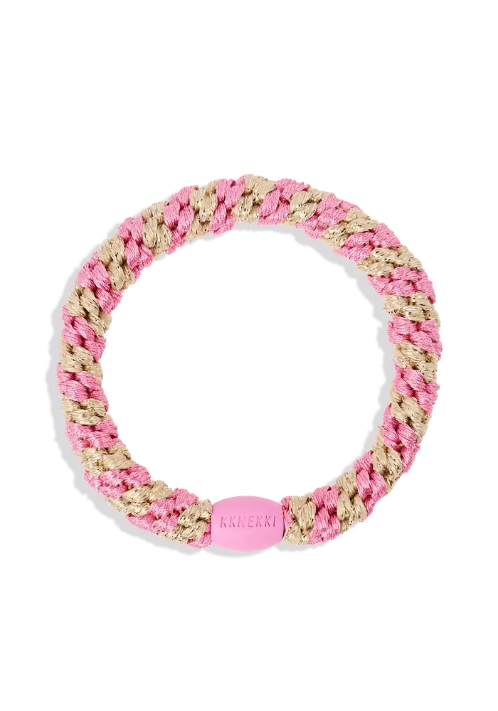 KKNEKKI Bubblegum Beige Glitter Stripe