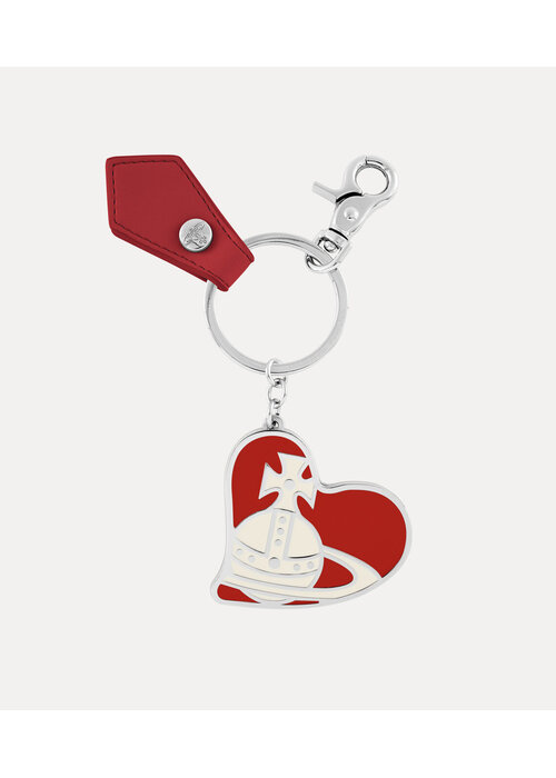 VIVIENNE WESTWOOD Vivienne Westwood Orb Heart Silver Keyring