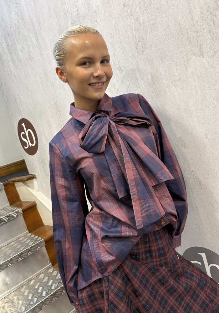 Never Fully Dressed Pussy Bow Shirt