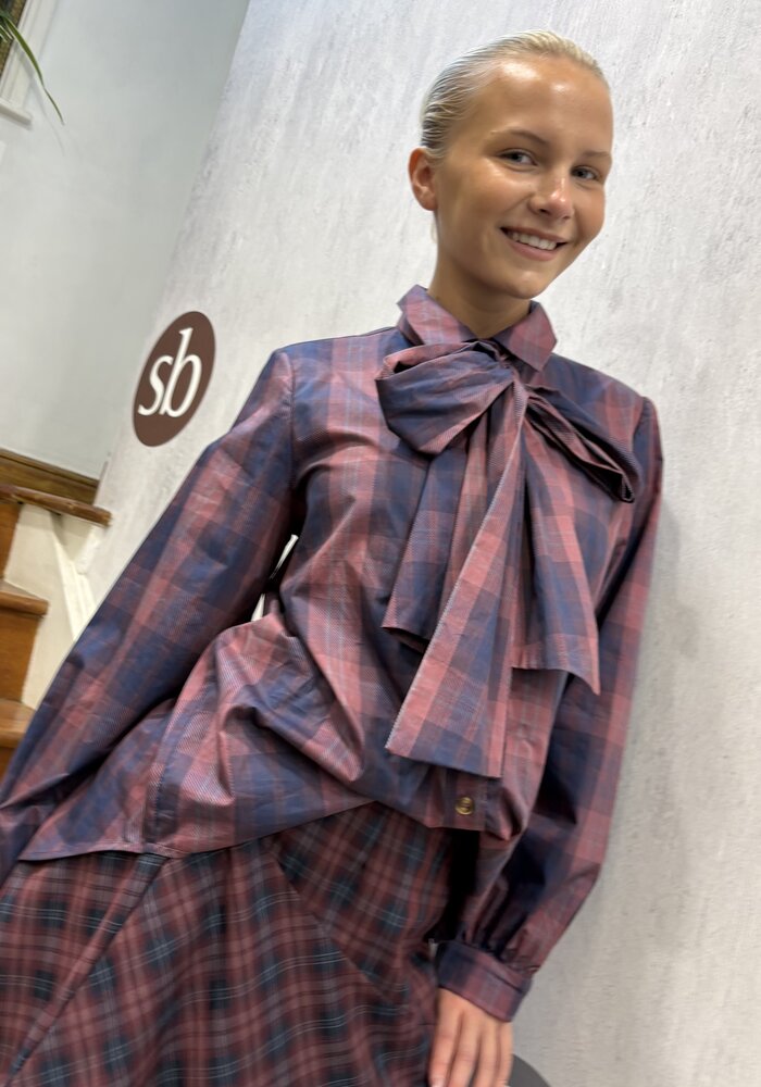 Never Fully Dressed Pussy Bow Shirt