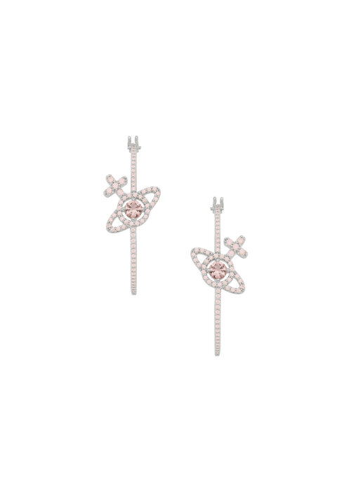 VIVIENNE WESTWOOD Vivienne Westwood Olympia CZ Hoop Earrings 6202017X