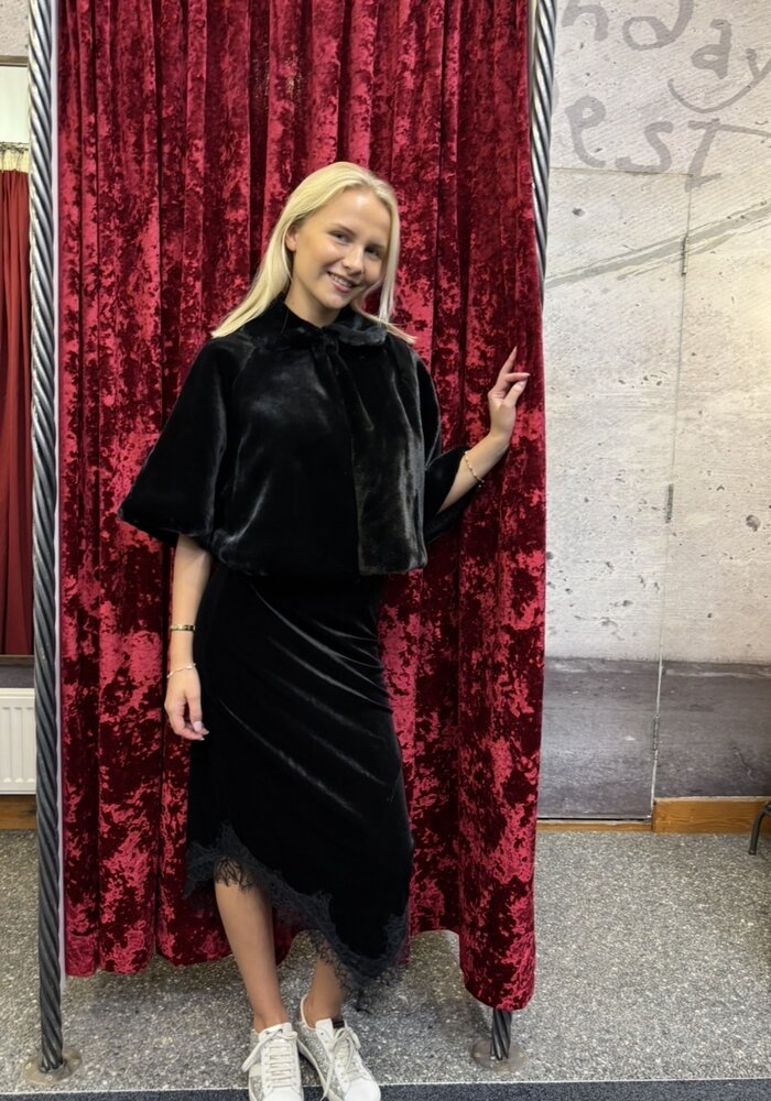 Vila Vifully Short Fur Cape