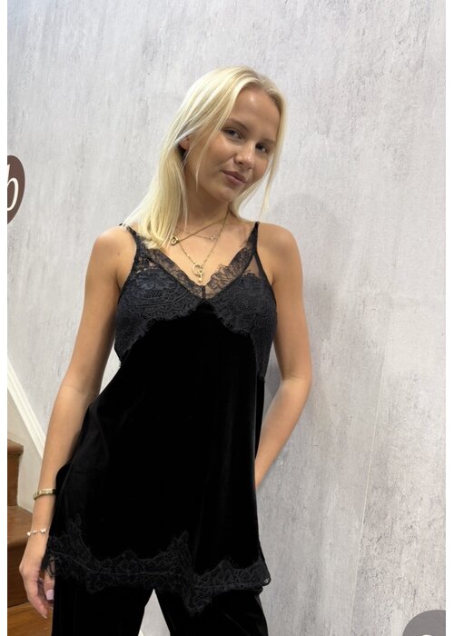 VILA Vila Vialindra Lace Strap Top