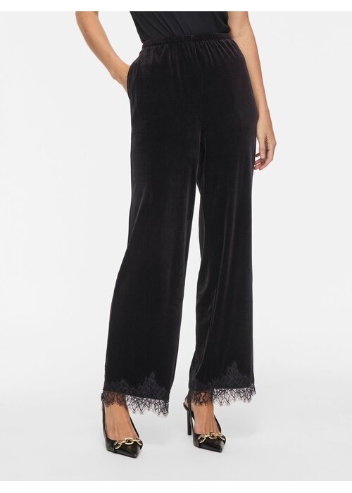 VILA Vila Vialindra Lace Trim Trousers