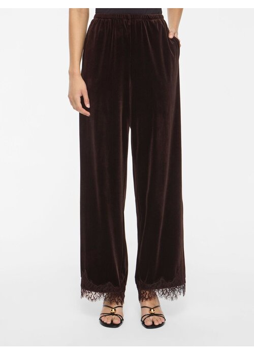 VILA Vila Vialindra Lace Trim Trousers