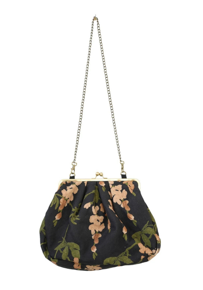 One Hundred Stars Kiss Lock Clutch Bag