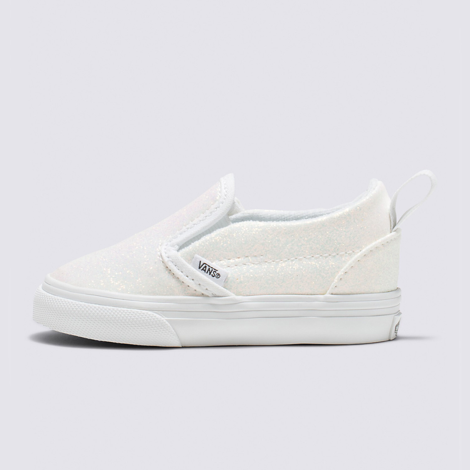 White slip discount on vans youth