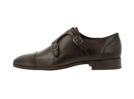 Double Monk Strap Braun | Filip Leder