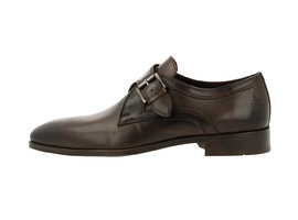 Single Monk Strap Braun | Frederik Leder