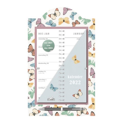 Omslagkalender Luxe Vlinders 2022