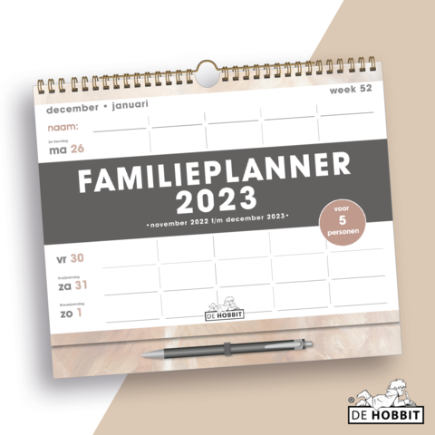 Familieplanner Spiraal D6 2023