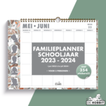 Familieplanner Omslag Schooljaar 2023-2024 Kaketoe