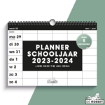 Familieplanner Spiraal Schooljaar 2023-2024 Basic