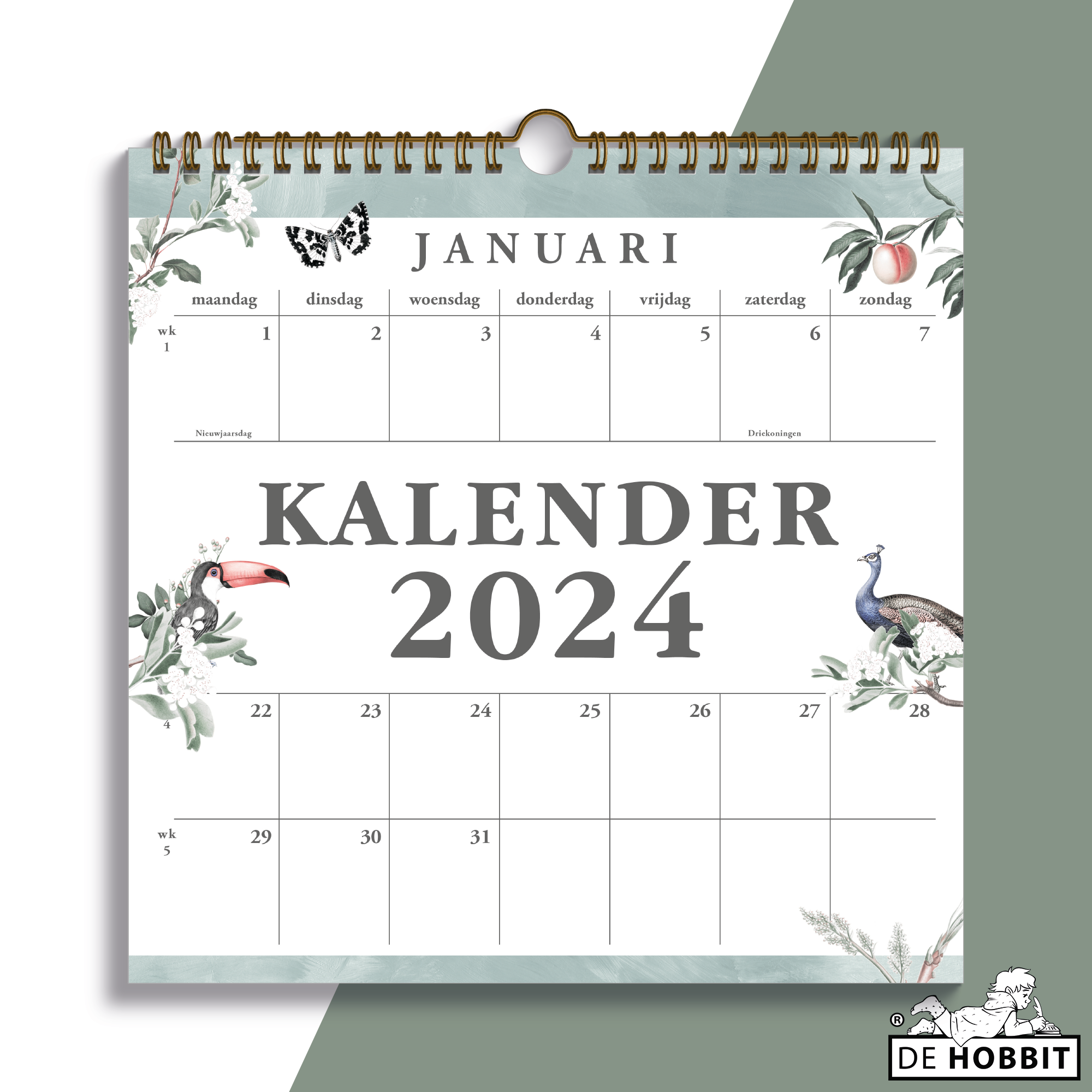 De Hobbit Jaarkalender 2024 Pauw Uitgeverij De Hobbit BV