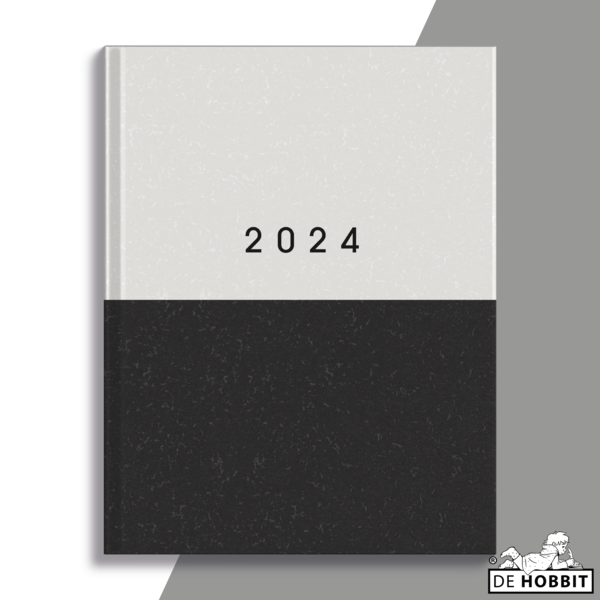  Agenda 2024 ±A4 Basic Zwart-Wit