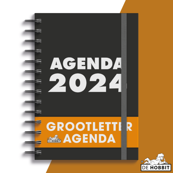  Grootletter Agenda 2024 <A5 Zwart