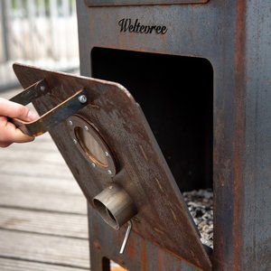 Weltevree Outdooroven Door - Deur voor het haardgedeelte met kijkglas.